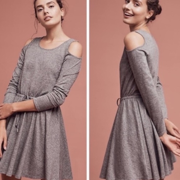Anthropologie Lili’s closet cold shoulder dress - Picture 3 of 4